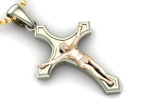Jesus Christ Pendant Cad File Ready For Printing Modelo de Impressão 3D