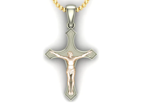 Jesus Christ Pendant Cad File Ready For Printing 3D Print Model
