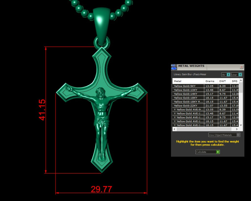 Jesus Christ Pendant Cad File Ready For Printing 3D Print Model in ...