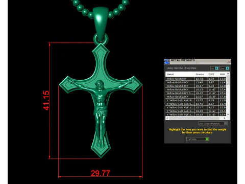 Jesus Christ Pendant Cad File Ready For Printing 3D Print Model