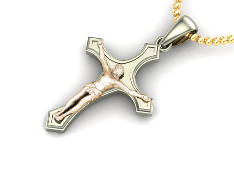 Jesus Christ Pendant Cad File Ready For Printing Modèles 3D en vedette