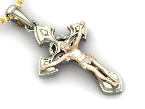 Jesus Christ Pendant Cad File Ready For Printing 3D प्रिंट मॉडल
