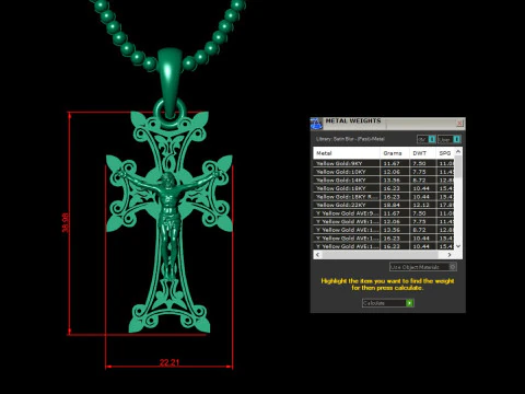 Jesus Christ Pendant Cad File Ready For Printing 3D Print Model
