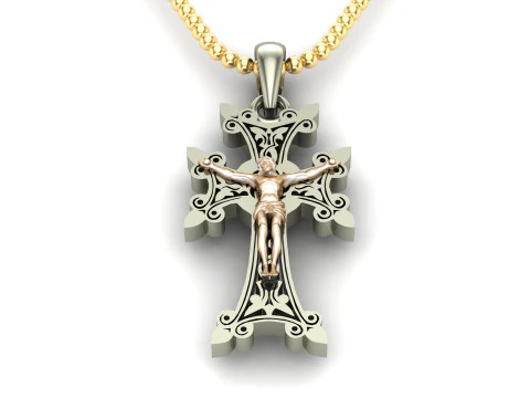 Jesus Christ Pendant Cad File Ready For Printing 3D Print Model