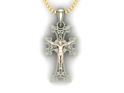 Jesus Christ Pendant Cad File Ready For Printing 3D 프린트 모델