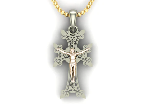 Jesus Christ Pendant Cad File Ready For Printing 3D Print Model