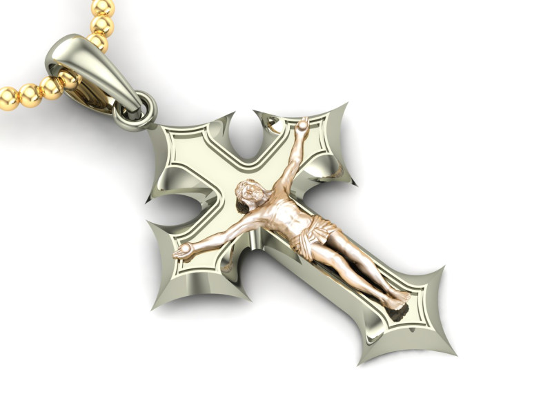 Jesus Christ Pendant Cad File Ready For Printing 3D Print Model .c4d .max .obj .3ds .fbx .stl .blend 