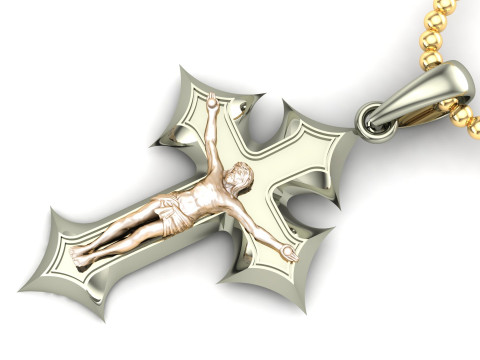 Jesus Christ Pendant Cad File Ready For Printing 3D Print Model