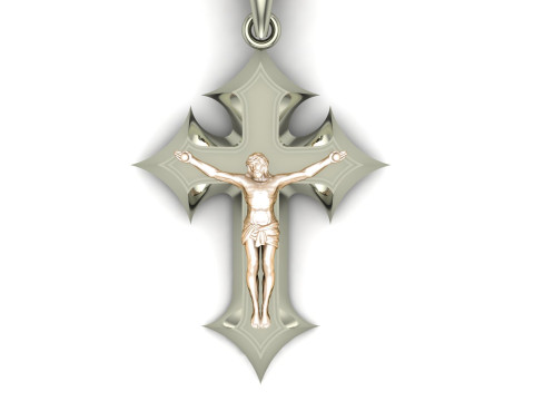 Jesus Christ Pendant Cad File Ready For Printing 3D Print Model