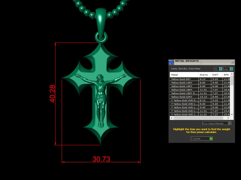 Jesus Christ Pendant Cad File Ready For Printing 3D Print Model