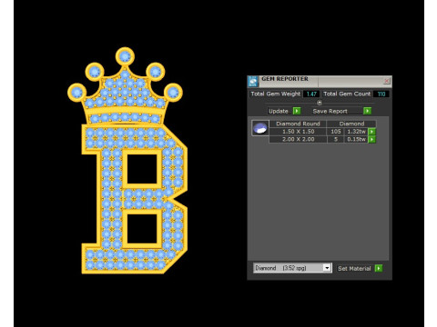 B Letter Alphabet Pendant Cad For Sell Model Cetak 3D