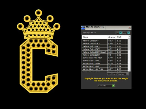 C Letter Alphabet Pendant Cad For Sell 3D Print Model