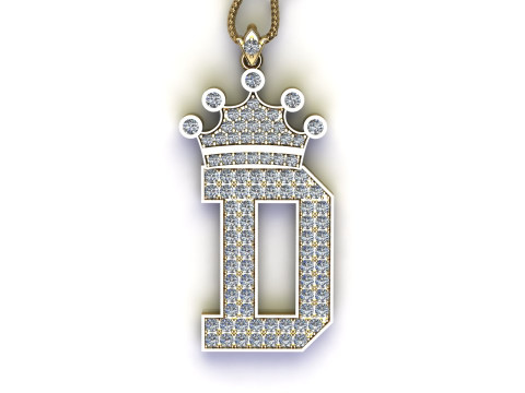 D Letter Alphabet Pendant Cad For Sell 3D 프린트 모델