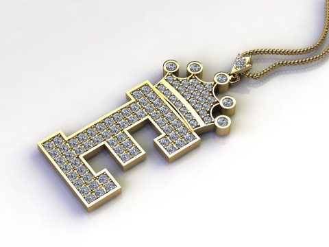 E Letter Alphabet Pendant Cad For Sell 3Dプリントモデル