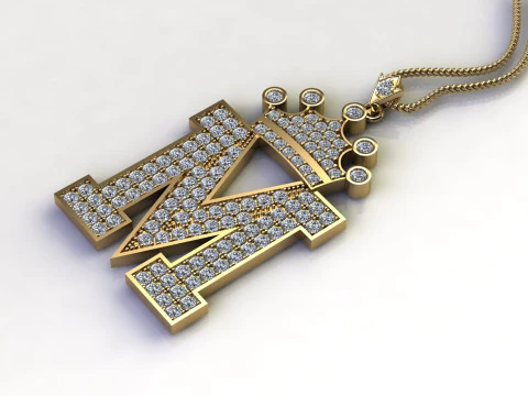 M Letter Alphabet Pendant Cad For Sell 3D Print Model