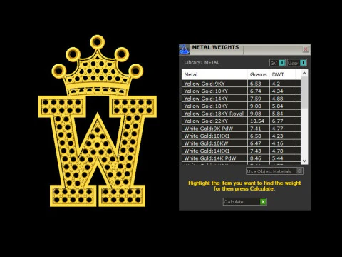 W Letter Alphabet Pendant Cad For Sell 3D Print Model