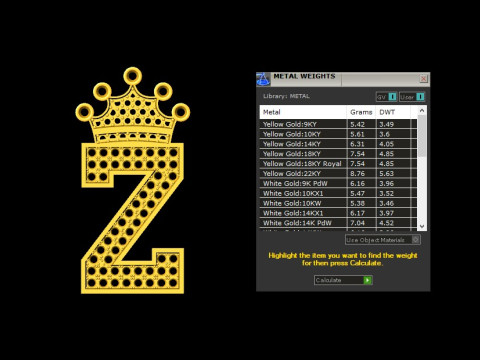 ZLetter Alphabet Pendant Cad For Sell Modèles 3D en vedette