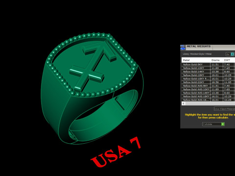Sagittarius Man Ring Version 2 Modèles 3D en vedette