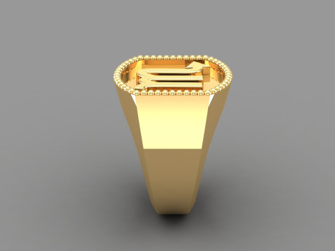 Scorpio Man Ring Version 2 3D Print Model