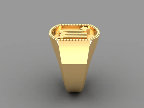 Scorpio Man Ring Version 2 3D Print Model