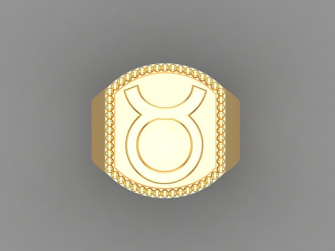 Taurus Man Ring Version 2 3Dプリントモデル