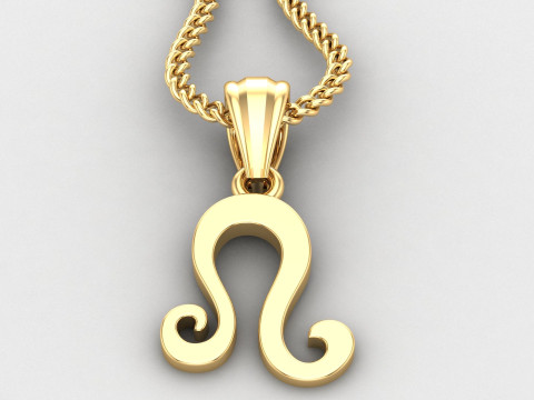 Leo Light Gold Pendant Version 5 Modelo de impresión 3D