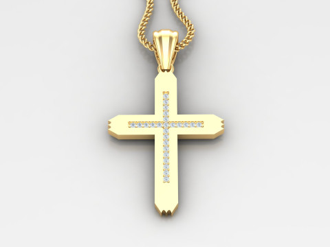 Cross Pendant Jesus Christ4CP002 3D प्रिंट मॉडल