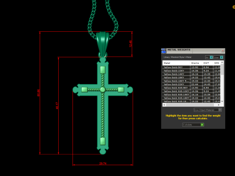 Cross Pendant Jesus Christ4CP003 3D प्रिंट मॉडल