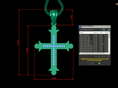 Cross Pendant Jesus Christ4CP004 3D Print Model