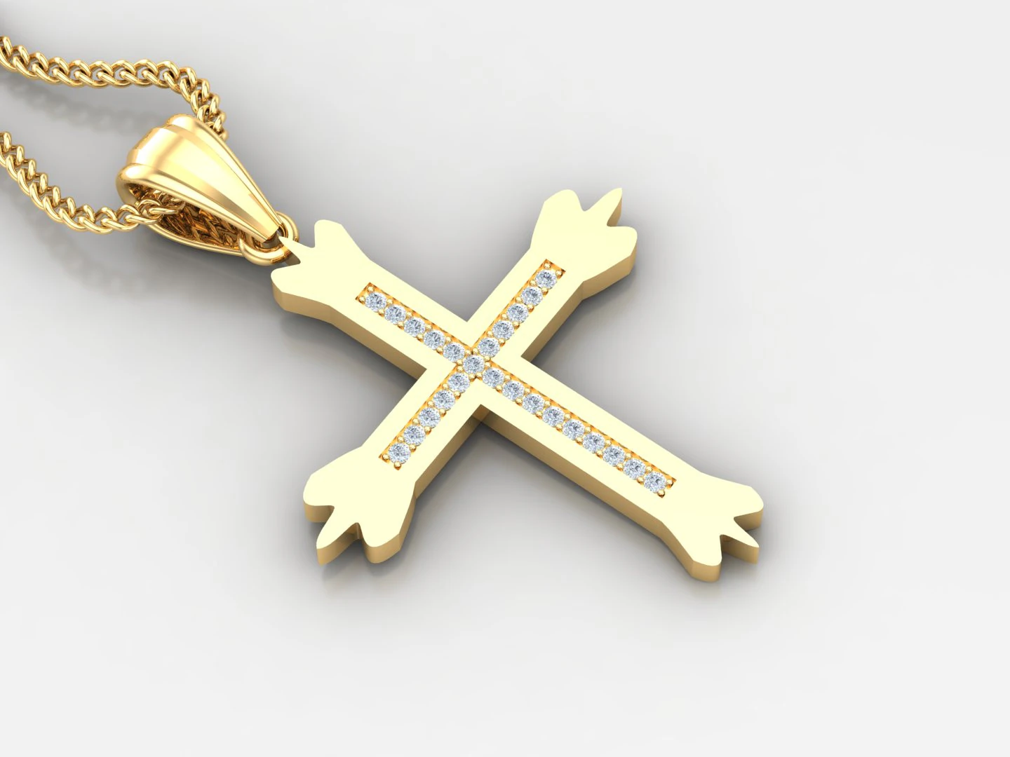 Cross Pendant Jesus Christ4CP006 3D Print Model .c4d .max .obj .3ds .fbx .stl .blend 