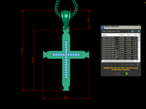 Cross Pendant Jesus Christ4CP007 3D Baskı Modeli