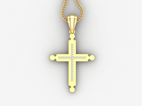 Cross Pendant Jesus Christ4CP009 3D Принт Модель