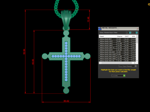 Cross Pendant Jesus Christ4CP009 3D Принт Модель