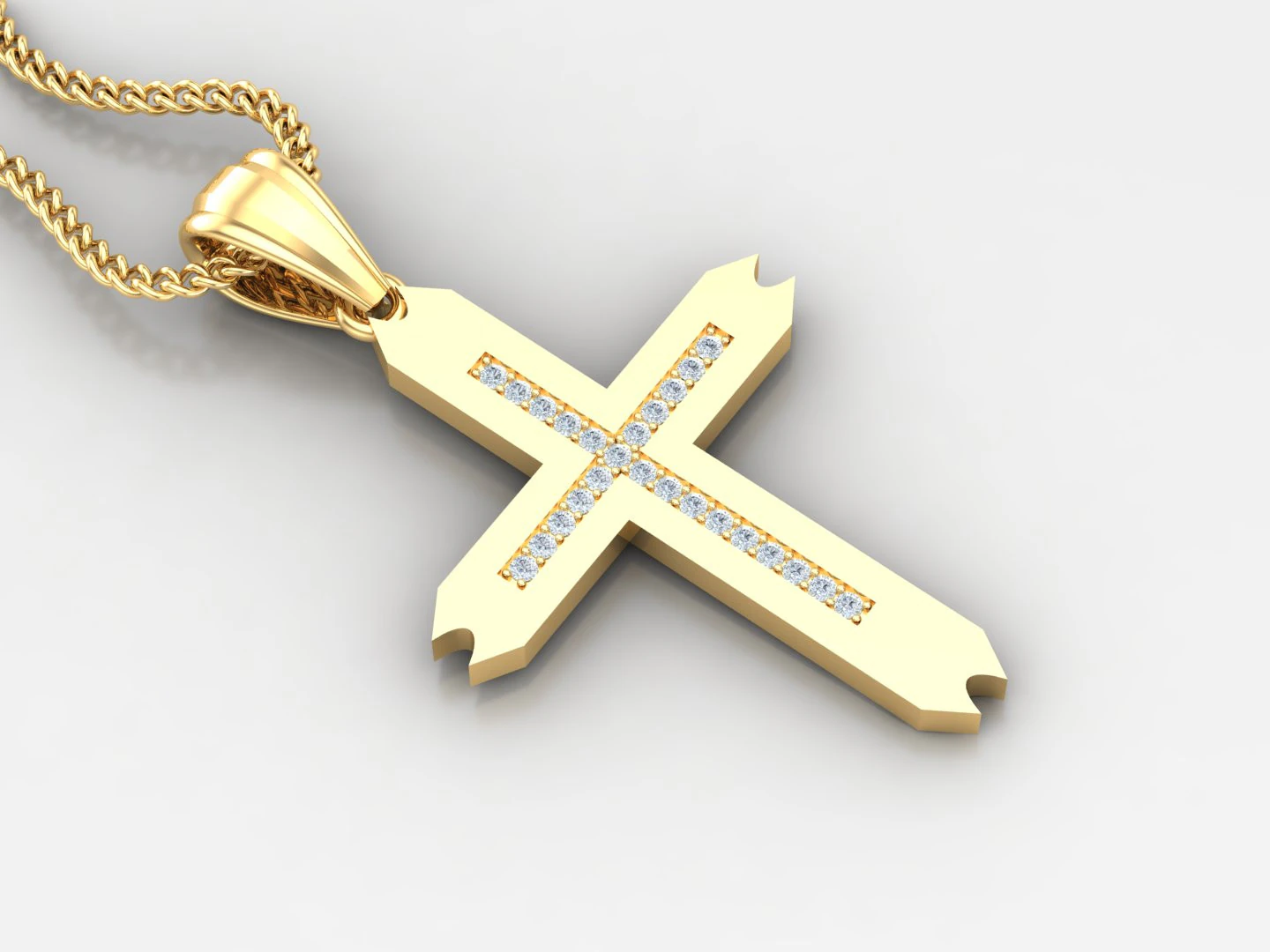 Cross Pendant Jesus Christ4CP0010 3D Print Model .c4d .max .obj .3ds .fbx .stl .blend 