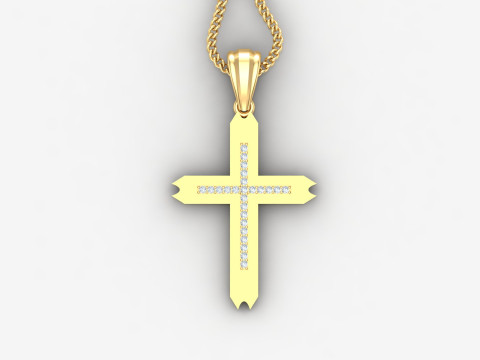 Cross Pendant Jesus Christ4CP0010 3D printmodel