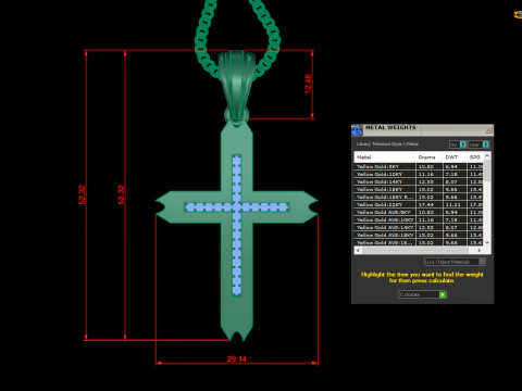 Cross Pendant Jesus Christ4CP0010 3D Print Model