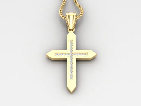 Cross Pendant Jesus Christ4CP0011 3D 프린트 모델