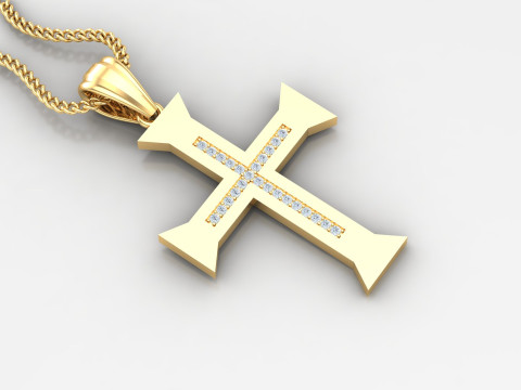Cross Pendant Jesus Christ4CP0015 3D Принт Модель