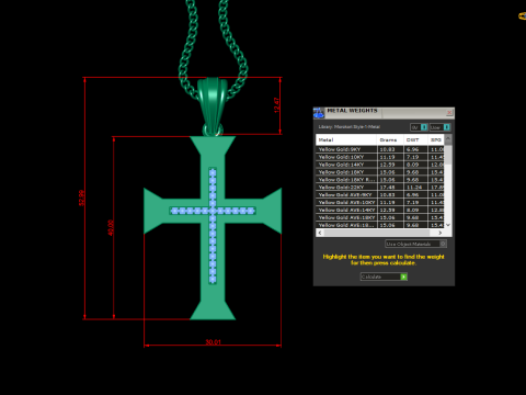 Cross Pendant Jesus Christ4CP0015 3D-Druckmodell