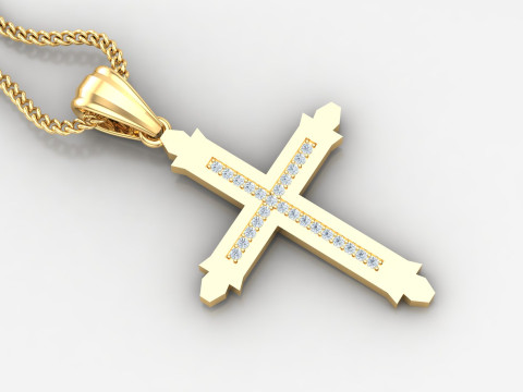 Cross Pendant Jesus Christ4CP0017 3D 프린트 모델