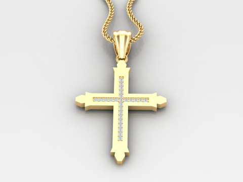 Cross Pendant Jesus Christ4CP0017 3D 프린트 모델