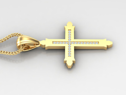 Cross Pendant Jesus Christ4CP0017 3D 프린트 모델