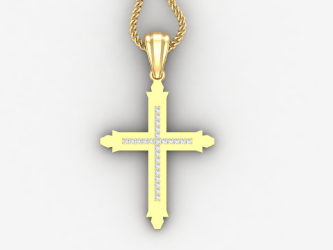 Cross Pendant Jesus Christ4CP0017 3D 프린트 모델