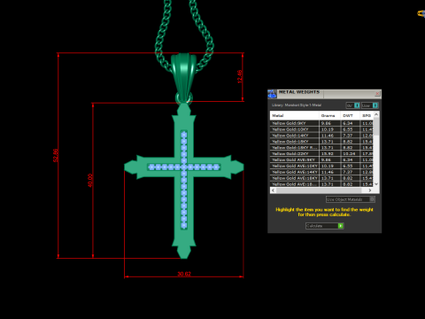 Cross Pendant Jesus Christ4CP0017 3D 프린트 모델