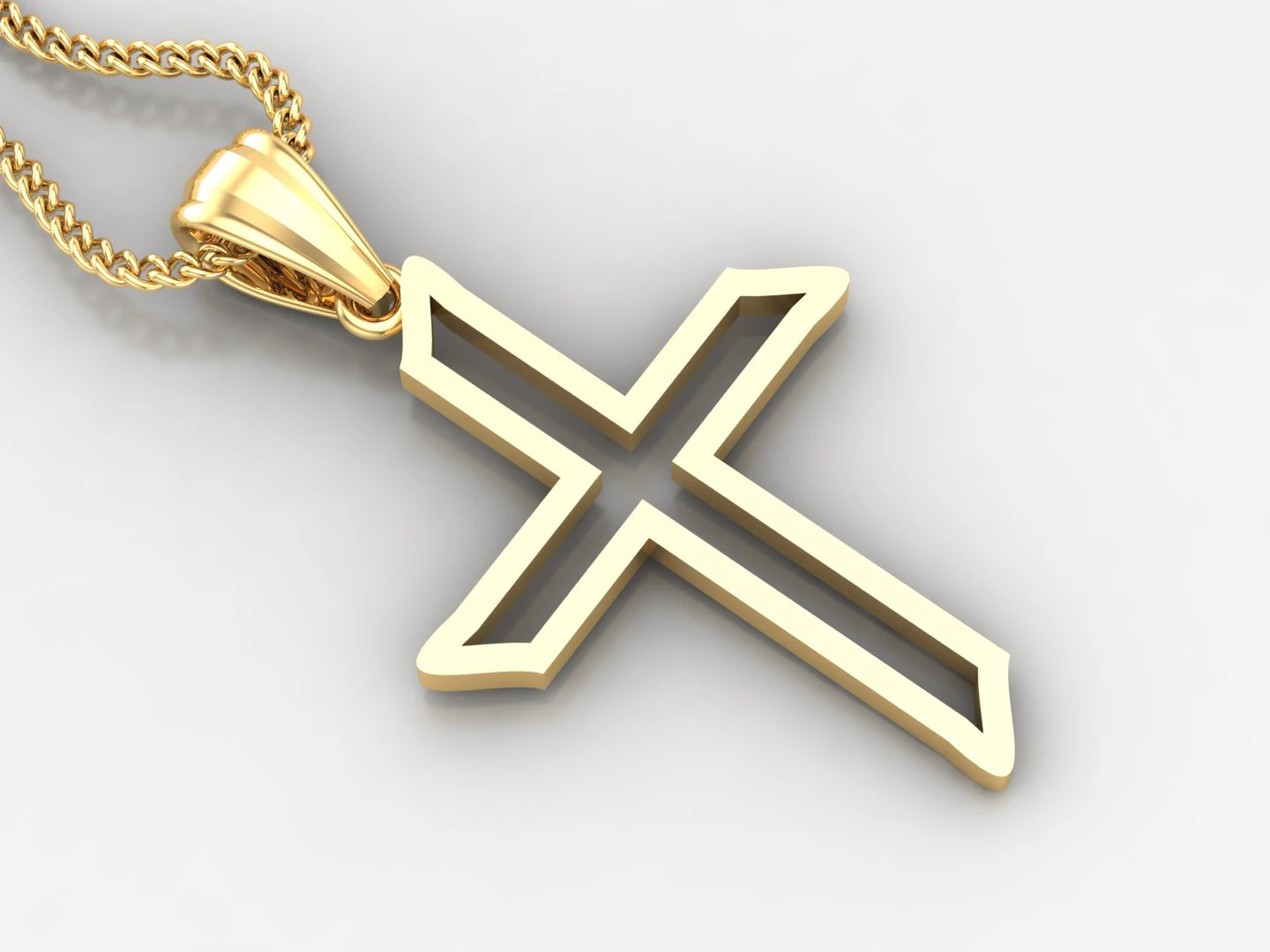 Cross Pendant Jesus Christ4CP0019 3D Print Model .c4d .max .obj .3ds .fbx .stl .blend 