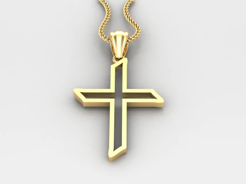 Cross Pendant Jesus Christ4CP0019 3D Print Model