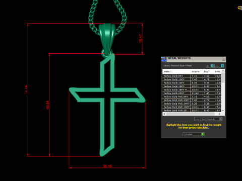 Cross Pendant Jesus Christ4CP0019 Modelo de Impressão 3D