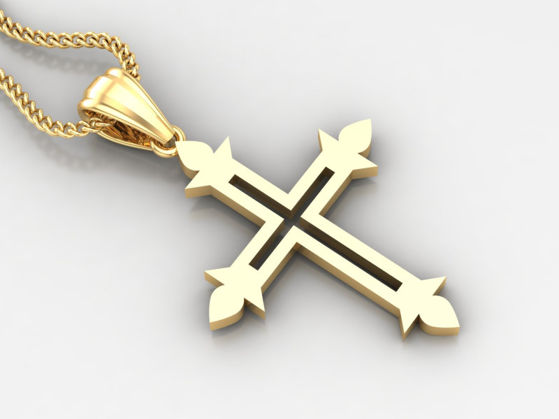 Cross Pendant Jesus Christ4CP0021 Modèles 3D en vedette .c4d .max .obj .3ds .fbx .stl .blend 