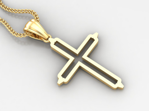 Cross Pendant Jesus Christ4CP0022 3D 프린트 모델