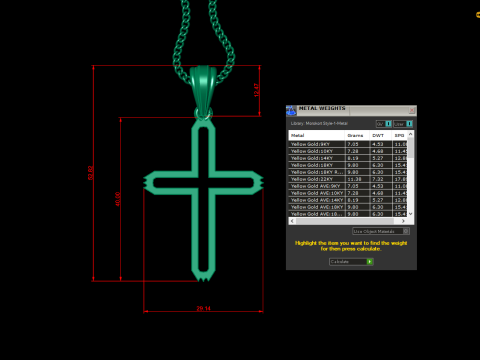 Cross Pendant Jesus Christ 4CP0026 Modelo de Impressão 3D